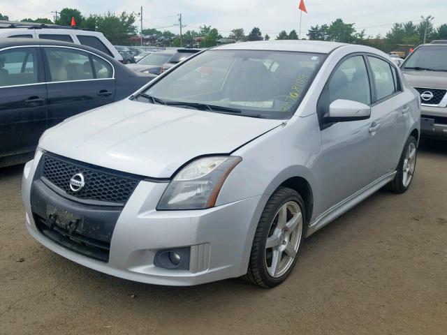 3N1BB6AP3BL607598 - 2011 NISSAN SENTRA SE- SILVER photo 2