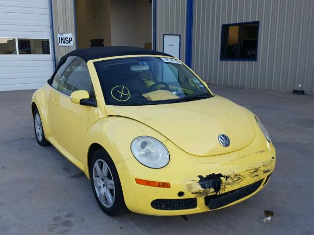 3VWRF31Y37M406872 - 2007 VOLKSWAGEN NEW BEETLE YELLOW photo 1