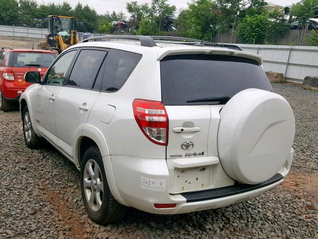 JTMDF4DV4A5022780 - 2010 TOYOTA RAV4 LIMIT WHITE photo 3