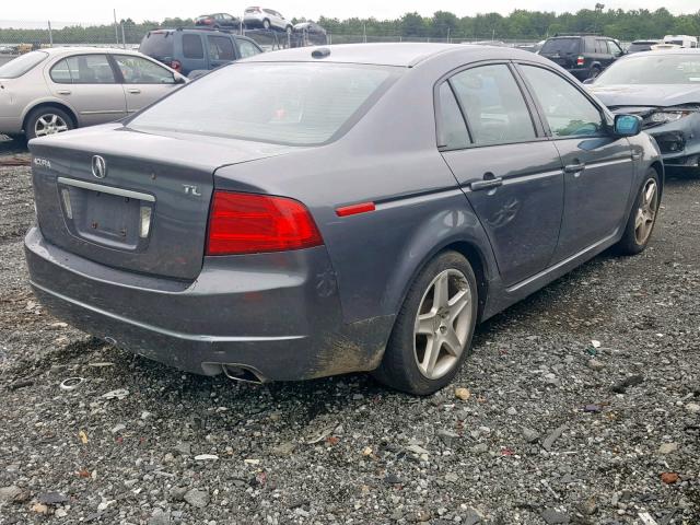 19UUA662X6A010193 - 2006 ACURA 3.2TL GRAY photo 4