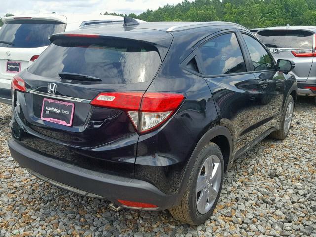 3CZRU5H77KM712977 - 2019 HONDA HR-V EXL BLACK photo 4