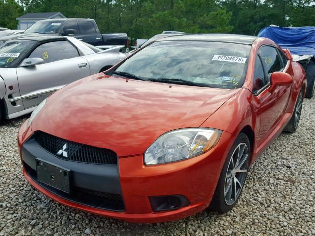 4A31K5DF4BE016599 - 2011 MITSUBISHI ECLIPSE GS ORANGE photo 2