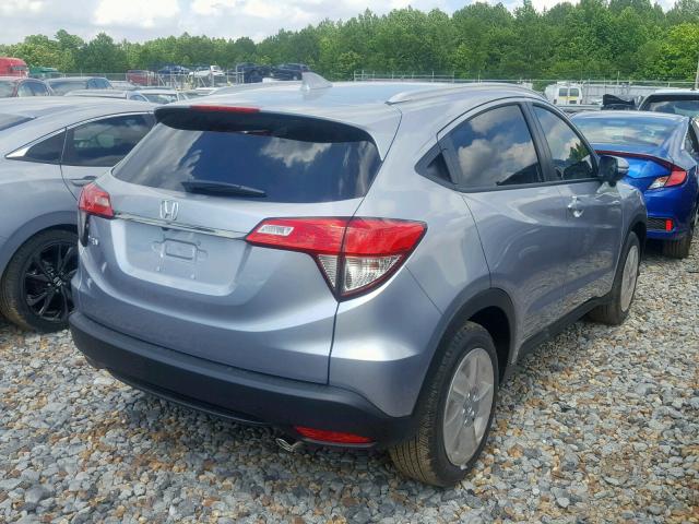 3CZRU5H57KM716395 - 2019 HONDA HR-V EX SILVER photo 4