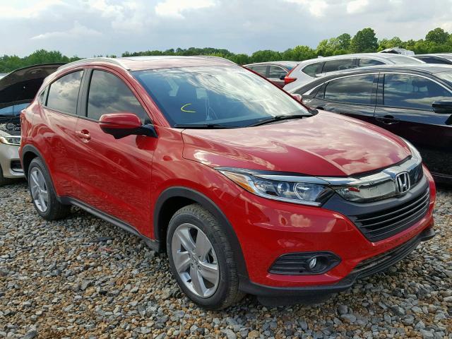 3CZRU5H54KM711669 - 2019 HONDA HR-V EX RED photo 1