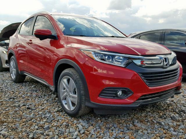 3CZRU5H54KM711669 - 2019 HONDA HR-V EX RED photo 9