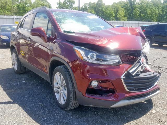 3GNCJRSB7HL273827 - 2017 CHEVROLET TRAX PREMI BURGUNDY photo 1