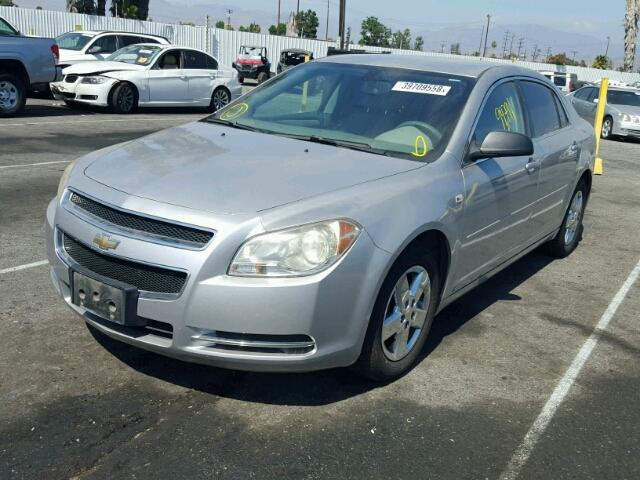 1G1ZG57B28F241566 - 2008 CHEVROLET MALIBU LS SILVER photo 2