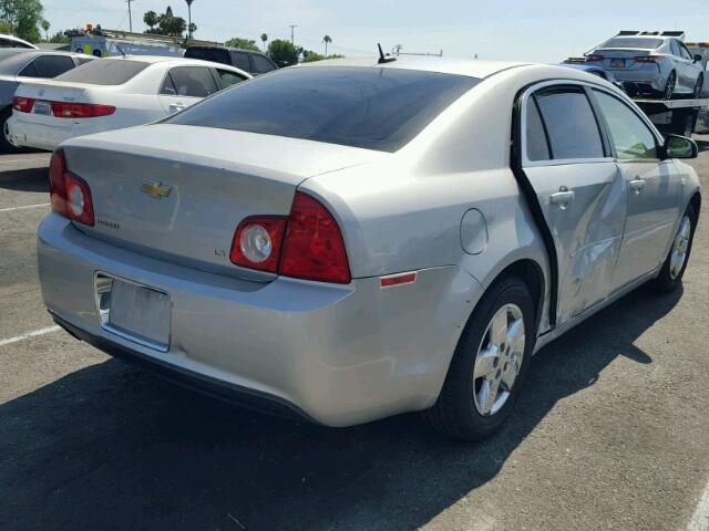 1G1ZG57B28F241566 - 2008 CHEVROLET MALIBU LS SILVER photo 4