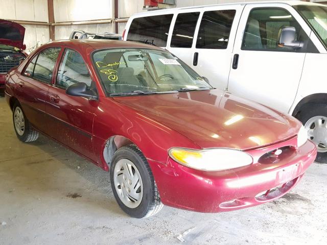 1FAFP10P8XW200419 - 1999 FORD ESCORT LX RED photo 1