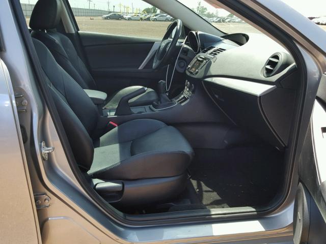 JM1BL1MP7D1830259 - 2013 MAZDA 3 I SILVER photo 5