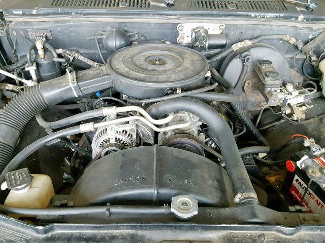 1B7GL23X4TS676762 - 1996 DODGE DAKOTA BLACK photo 7