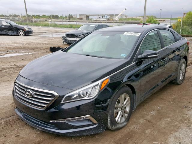 5NPE24AA5GH430893 - 2016 HYUNDAI SONATA ECO BLACK photo 2