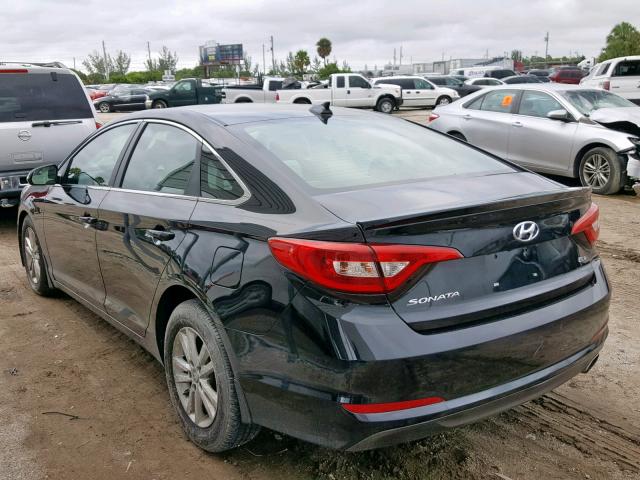 5NPE24AA5GH430893 - 2016 HYUNDAI SONATA ECO BLACK photo 3