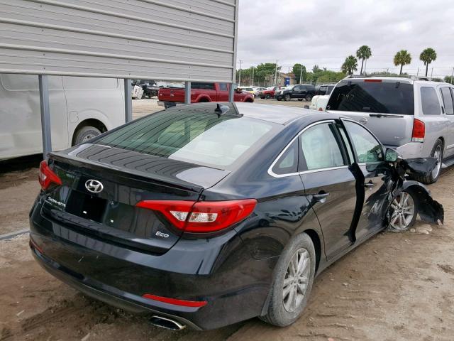 5NPE24AA5GH430893 - 2016 HYUNDAI SONATA ECO BLACK photo 4