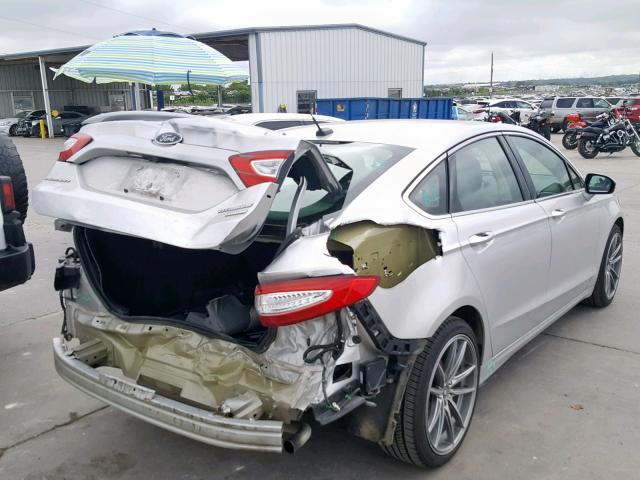 3FA6P0K9XGR224250 - 2016 FORD FUSION TIT SILVER photo 4