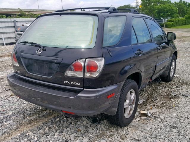 JTJGF10U320144230 - 2002 LEXUS RX 300 BLACK photo 4