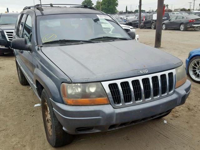 1J4GX48S11C528907 - 2001 JEEP GRAND CHER BLUE photo 1