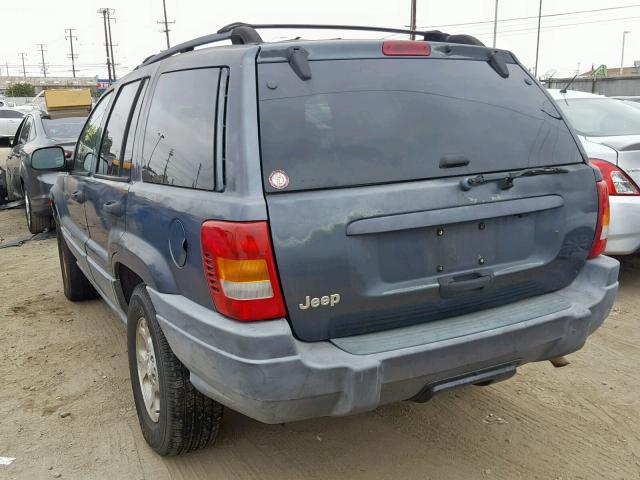 1J4GX48S11C528907 - 2001 JEEP GRAND CHER BLUE photo 3