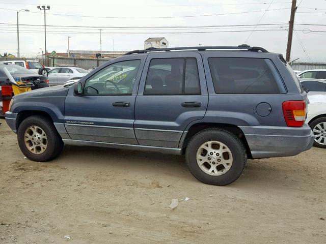 1J4GX48S11C528907 - 2001 JEEP GRAND CHER BLUE photo 9