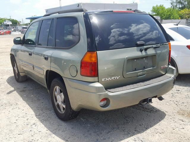 1GKDT13S032329693 - 2003 GMC ENVOY GREEN photo 3