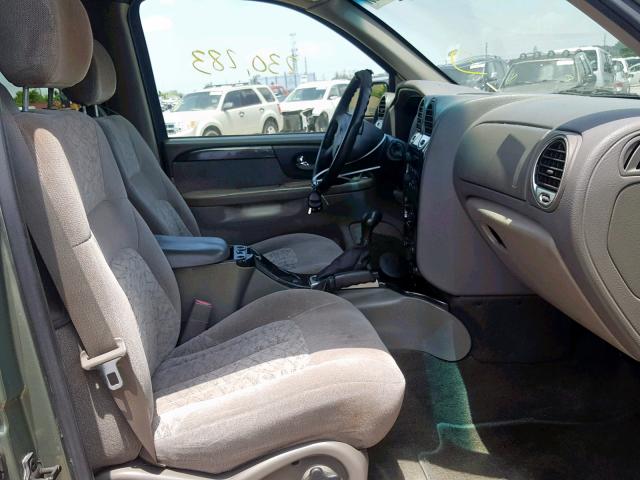 1GKDT13S032329693 - 2003 GMC ENVOY GREEN photo 5