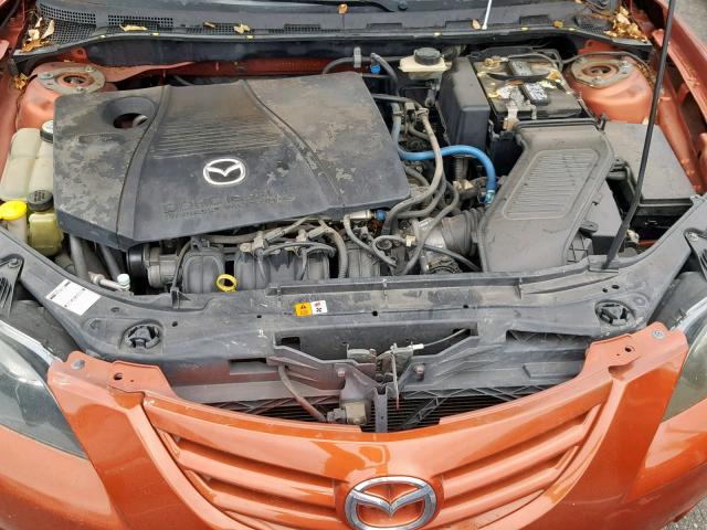 JM1BK323641140047 - 2004 MAZDA 3 S RED photo 7