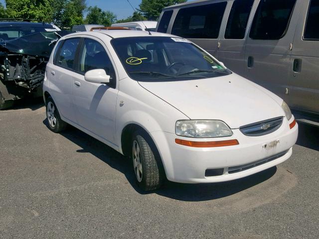 KL1TD66658B144067 - 2008 CHEVROLET AVEO BASE თეთრი ფოტო 1