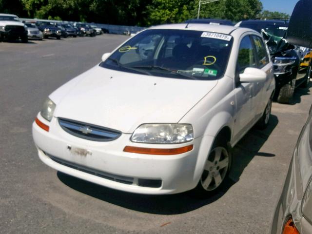 KL1TD66658B144067 - 2008 CHEVROLET AVEO BASE თეთრი ფოტო 2