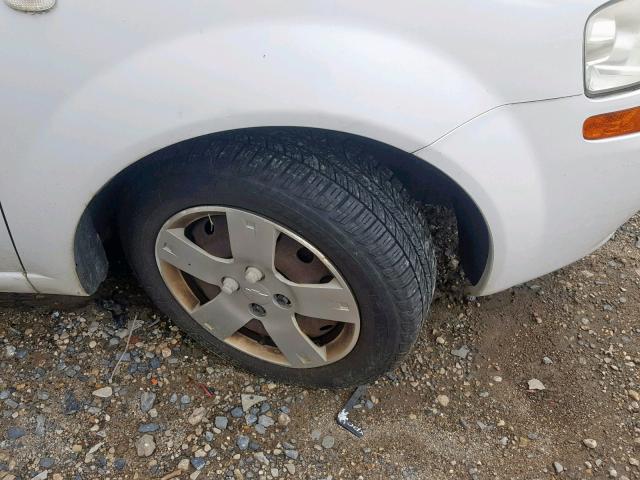 KL1TD66658B144067 - 2008 CHEVROLET AVEO BASE თეთრი ფოტო 9