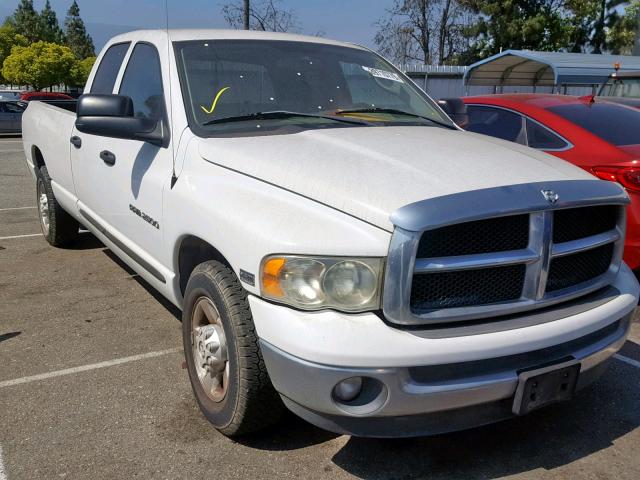 3D7KA28D53G764120 - 2003 DODGE RAM 2500 S WHITE photo 1