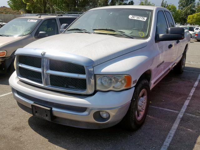 3D7KA28D53G764120 - 2003 DODGE RAM 2500 S WHITE photo 2