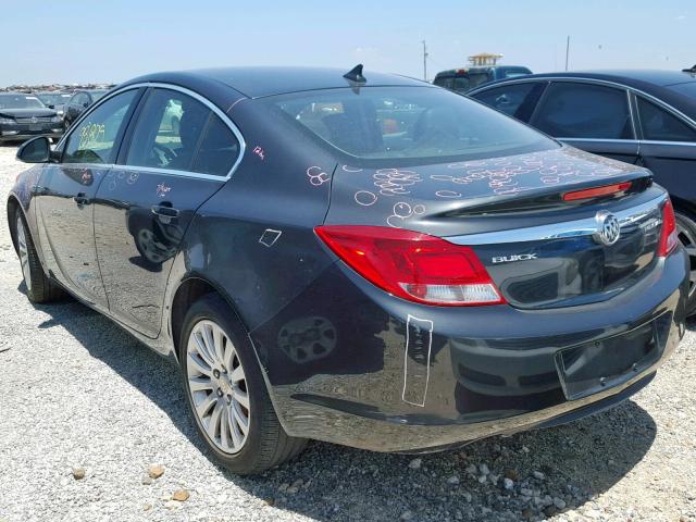 2G4GR5EK1C9165010 - 2012 BUICK REGAL GRAY photo 3