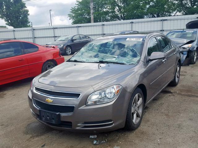 1G1ZC5E0XCF351089 - 2012 CHEVROLET MALIBU 1LT 金色 照片 2