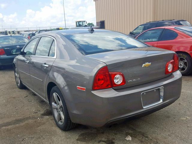 1G1ZC5E0XCF351089 - 2012 CHEVROLET MALIBU 1LT 金色 照片 3