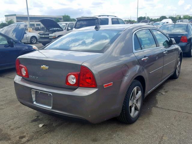 1G1ZC5E0XCF351089 - 2012 CHEVROLET MALIBU 1LT 金色 照片 4