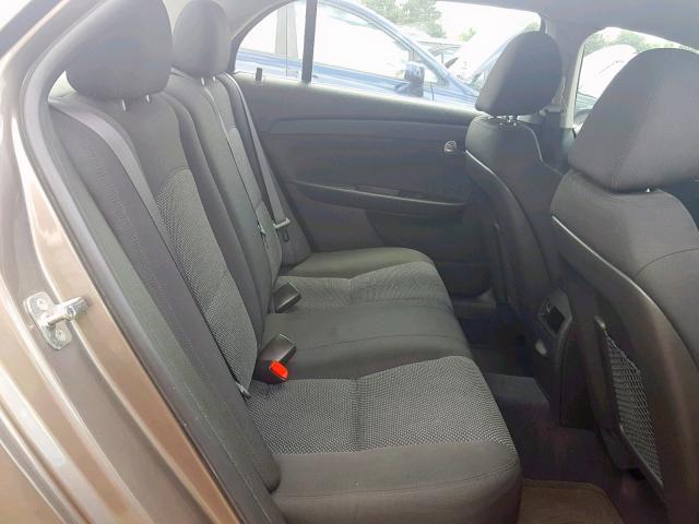 1G1ZC5E0XCF351089 - 2012 CHEVROLET MALIBU 1LT 金色 照片 6