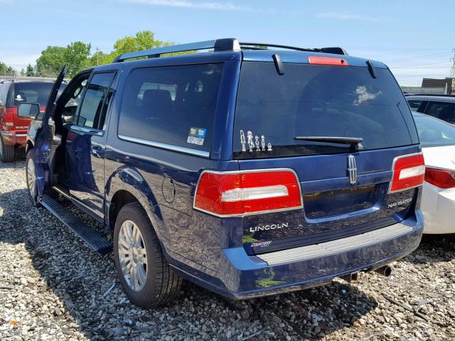 5LMJJ3J5XBEJ02501 - 2011 LINCOLN NAVIGATOR 蓝色 照片 3