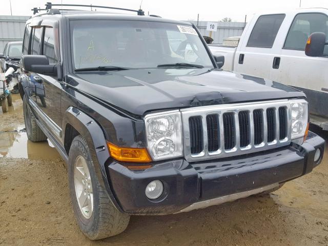 1J8HG58288C163595 - 2008 JEEP COMMANDER BLACK photo 1