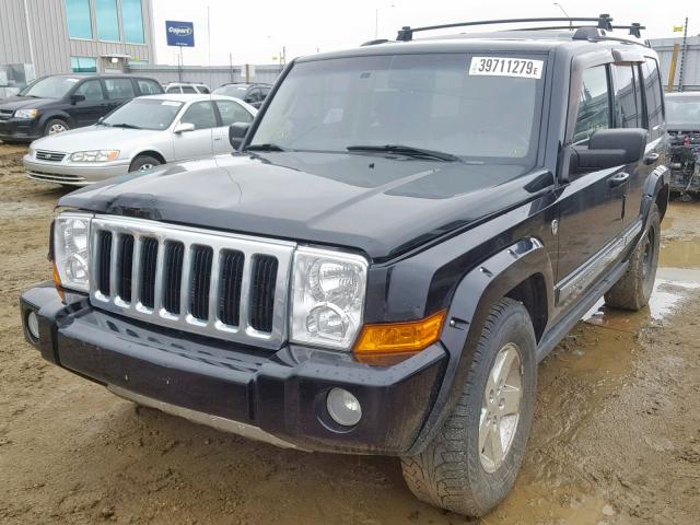 1J8HG58288C163595 - 2008 JEEP COMMANDER BLACK photo 2