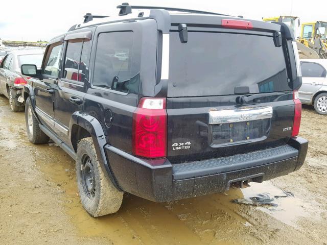 1J8HG58288C163595 - 2008 JEEP COMMANDER BLACK photo 3