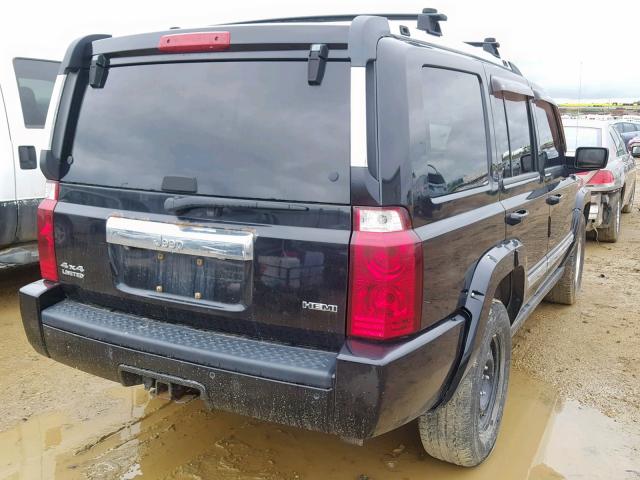 1J8HG58288C163595 - 2008 JEEP COMMANDER BLACK photo 4