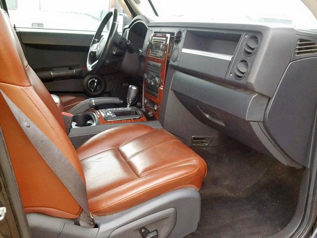 1J8HG58288C163595 - 2008 JEEP COMMANDER BLACK photo 5