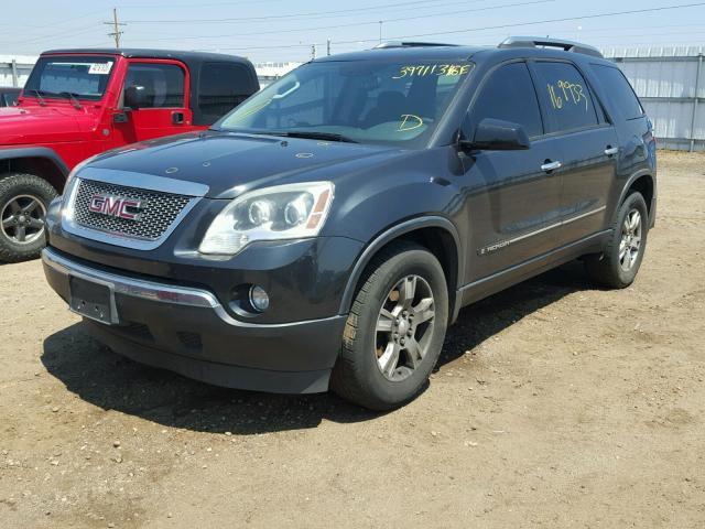 1GKEV13767J161774 - 2007 GMC ACADIA SLE BLACK photo 2