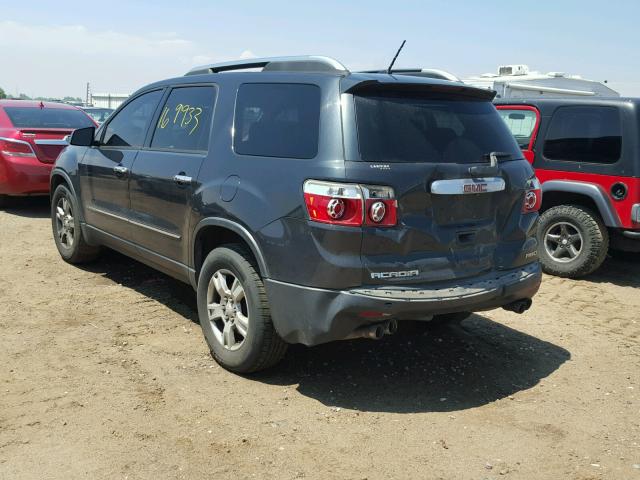 1GKEV13767J161774 - 2007 GMC ACADIA SLE BLACK photo 3