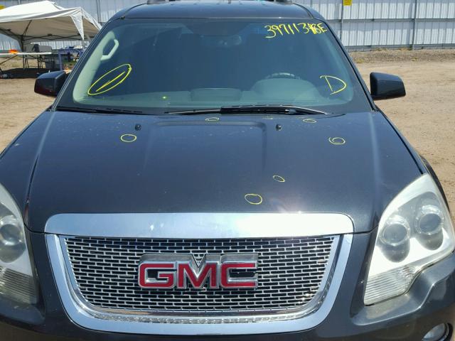 1GKEV13767J161774 - 2007 GMC ACADIA SLE BLACK photo 9