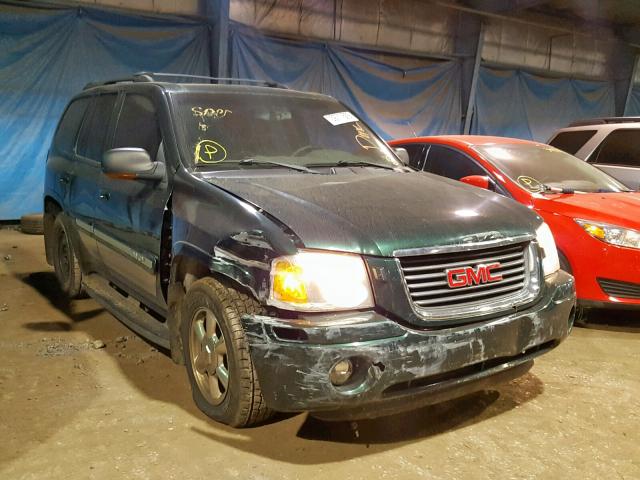 1GKDT13S322339682 - 2002 GMC ENVOY GREEN photo 1