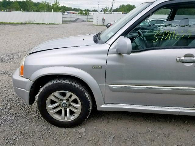 JS3TX92V754109580 - 2005 SUZUKI XL7 EX SILVER photo 9