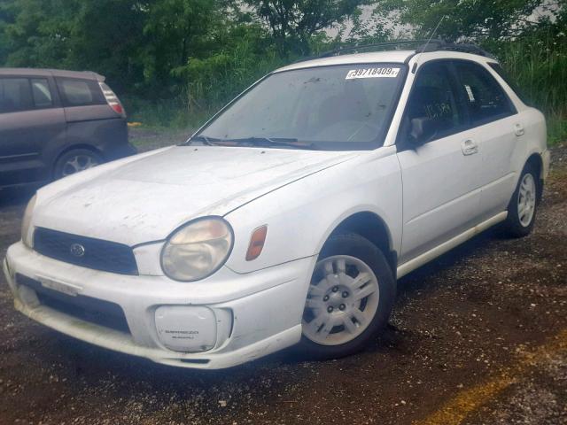 JF1GG65592H805443 - 2002 SUBARU IMPREZA TS WHITE photo 2