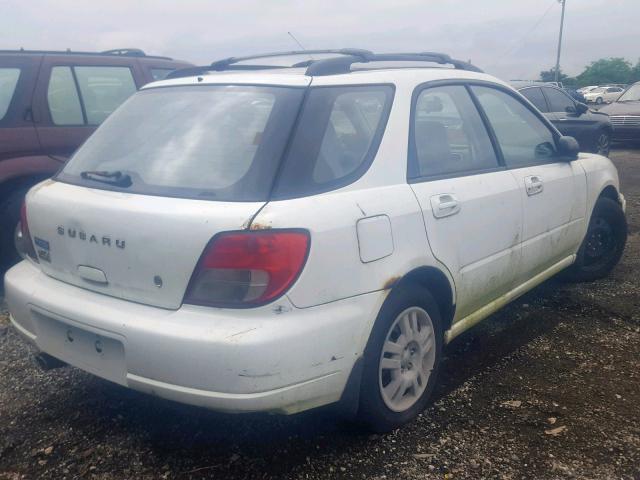 JF1GG65592H805443 - 2002 SUBARU IMPREZA TS WHITE photo 4