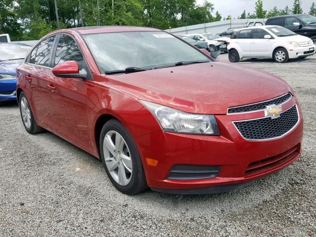 1G1P75SZ7E7226417 - 2014 CHEVROLET CRUZE RED photo 1